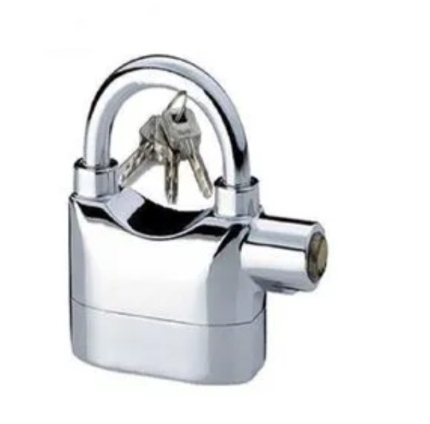 Kin Bar Tamper-proof Security Alarm Padlock Lock (Big)
