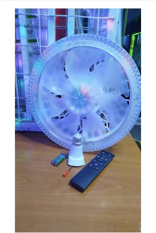 Bulb fan Ceiling fan , fan light , remote controlled , fan bulb ,warm and cold light dimmable