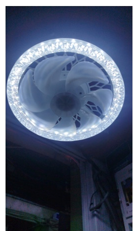 Bulb fan Ceiling fan , fan light , remote controlled , fan bulb ,warm and cold light dimmable