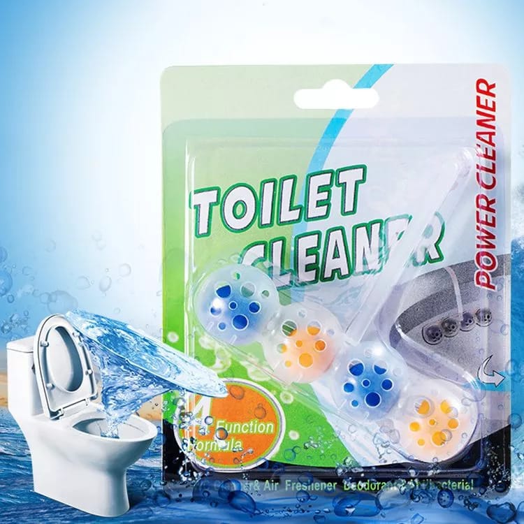 4 in 1Toilet magic cleaning balls . Helps to clean the toilet bowl, also as air freshener has a great scent
