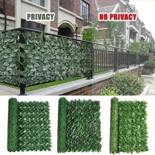 Realistic Artificial Leaf Privacy Fence Balcony Privacy Fence Garden Fence Decorative Fence Artificial Leaves Articifial Fence