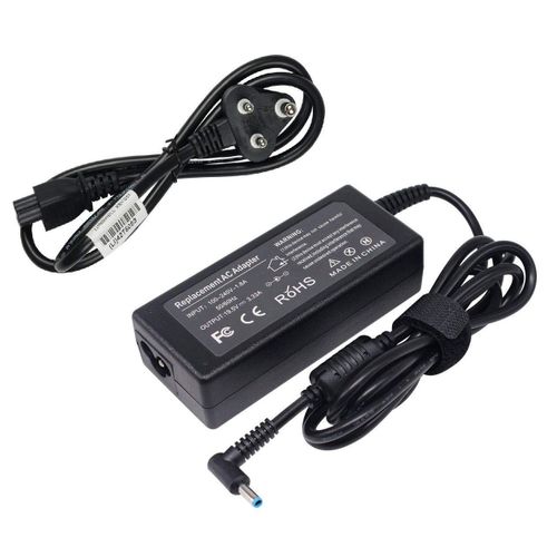 Complete Blue Pin With Power Cable-HP Laptop Charger 19.5V 3.33A, 65W