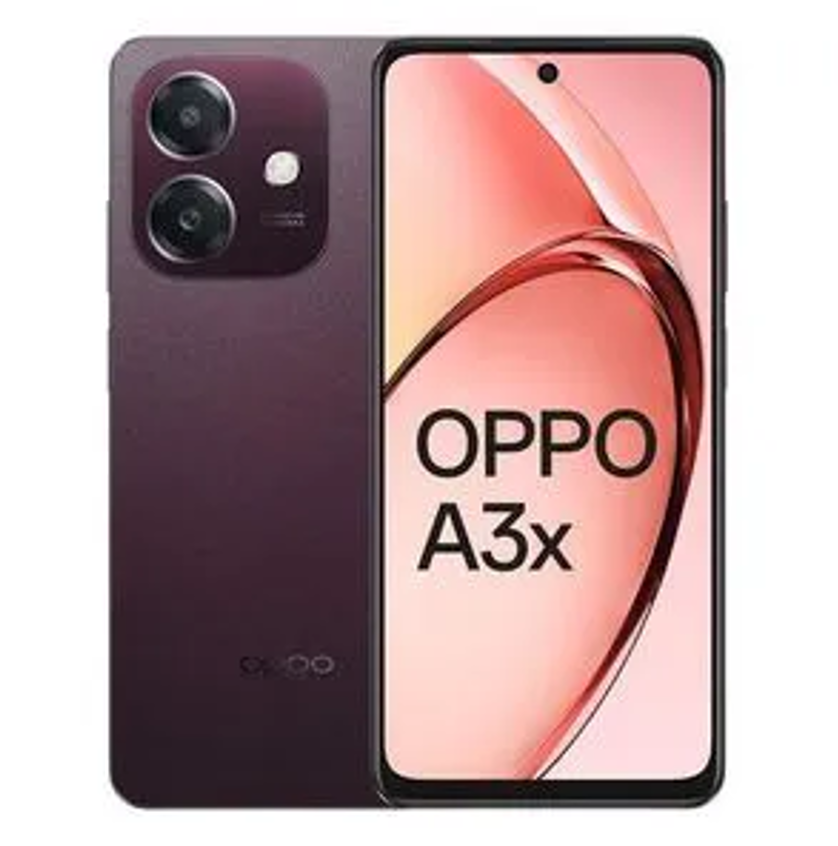 Oppo A3 6.67-inch' 128GB ROM 6GB RAM"Battery: 5100mAh"Dual //SIM 120Hz refresh rate 8MP Rear camera 5MP Front camera Smart phone