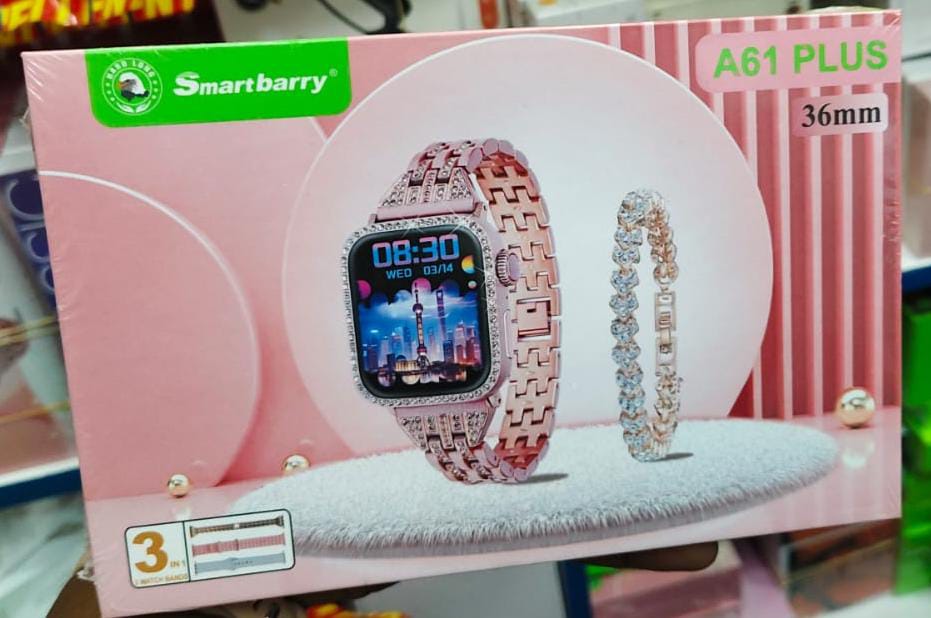 Smartbarry A61 Plus 3 in 1 Smart watch