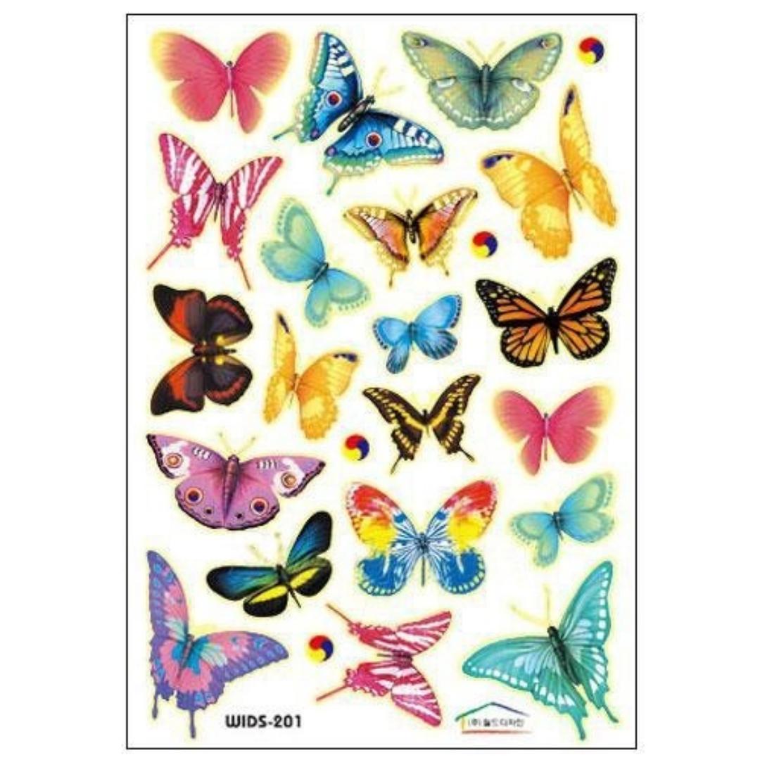 8D Wall Stickers (18 pieces)They come in different variants; Butterfly, Disney characters, marvel characters, cars, fruits and so much more.- Easy-to-Apply, Reusable Wall Decor for Any Room