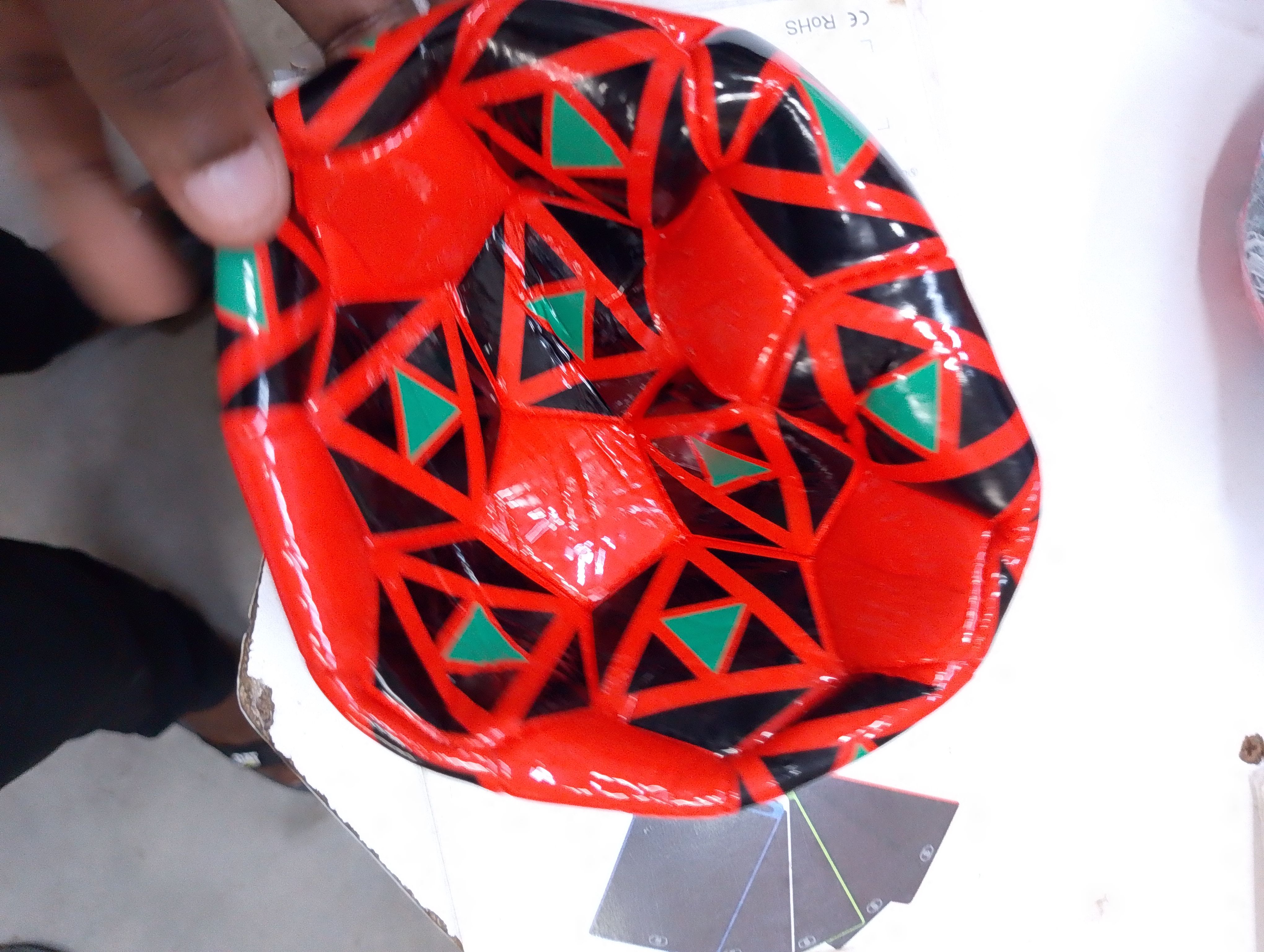 Kids Mini Soccer Ball – Size 1 Soft PU Leather Football for Indoor & Outdoor Play – Red, Blue & Black – Ideal for Toddlers and Young Children