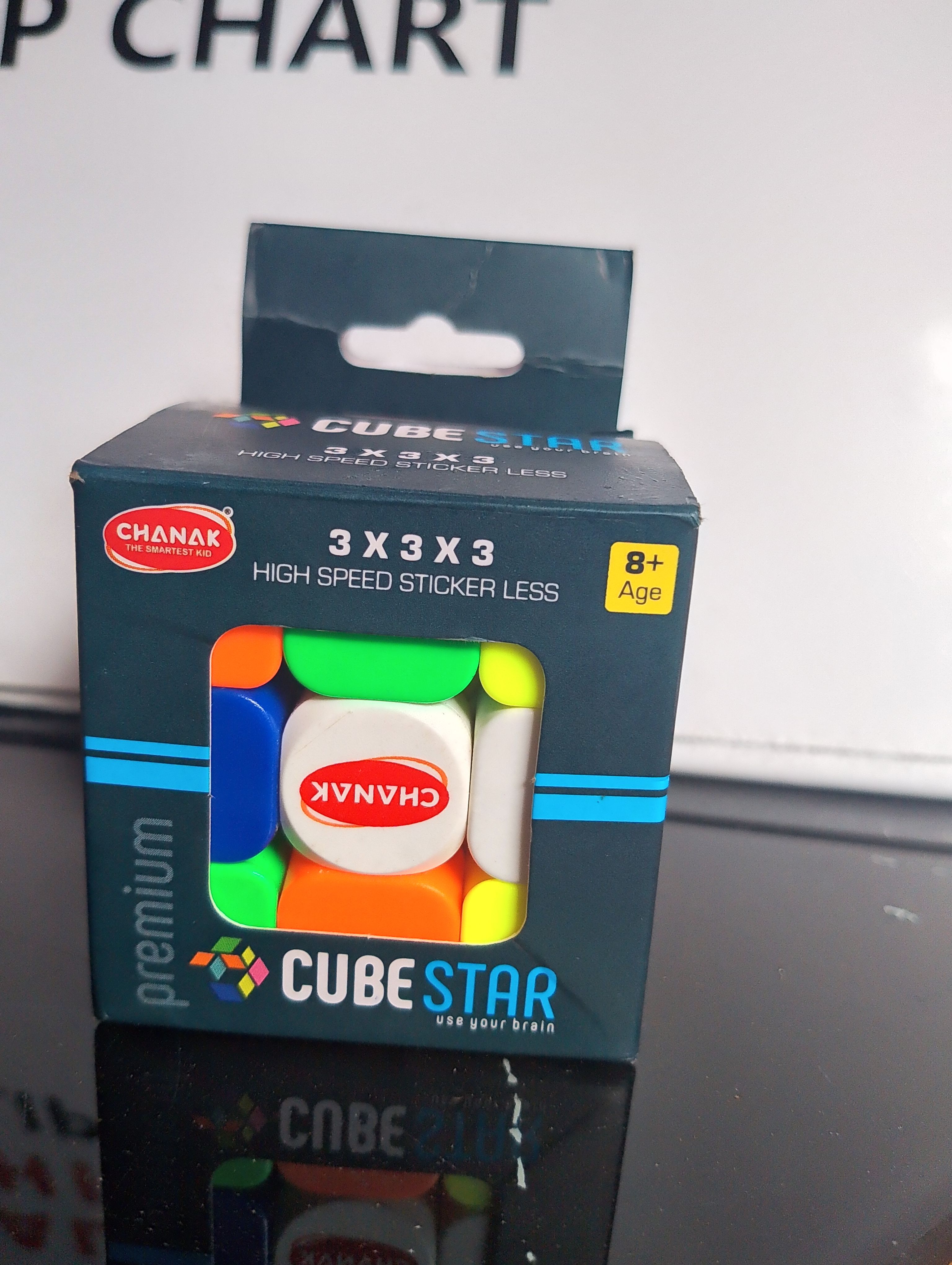 Rubik's Cube Educational Gift Toy 3x3x3 Three by Three Rubiks Magic Cube Game Learning Decompression Puzzle Rubics Cube For Adults and Kids Best Mind Game Keeps you Engaged and Memory Improvement