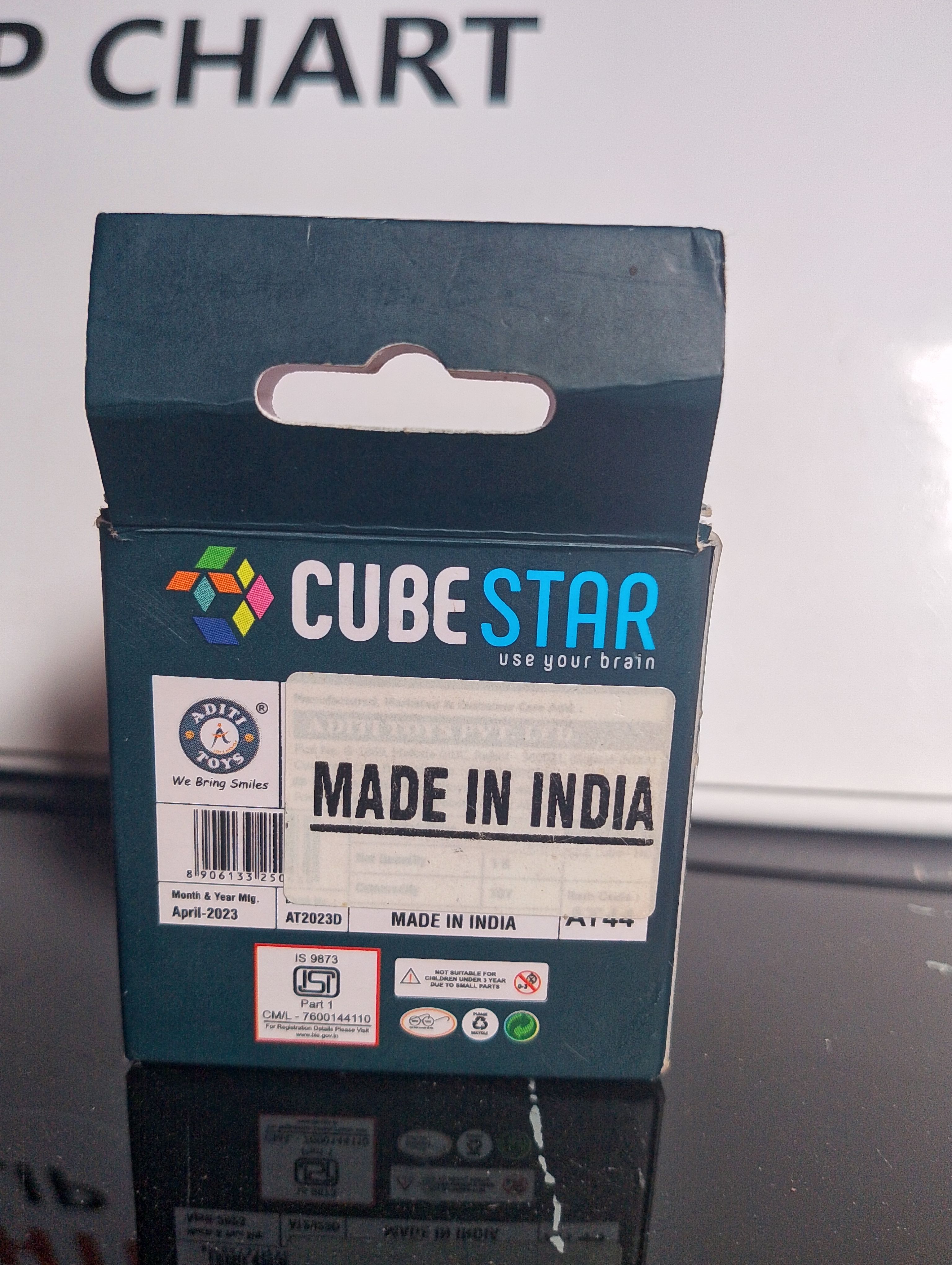 Rubik's Cube Educational Gift Toy 3x3x3 Three by Three Rubiks Magic Cube Game Learning Decompression Puzzle Rubics Cube For Adults and Kids Best Mind Game Keeps you Engaged and Memory Improvement