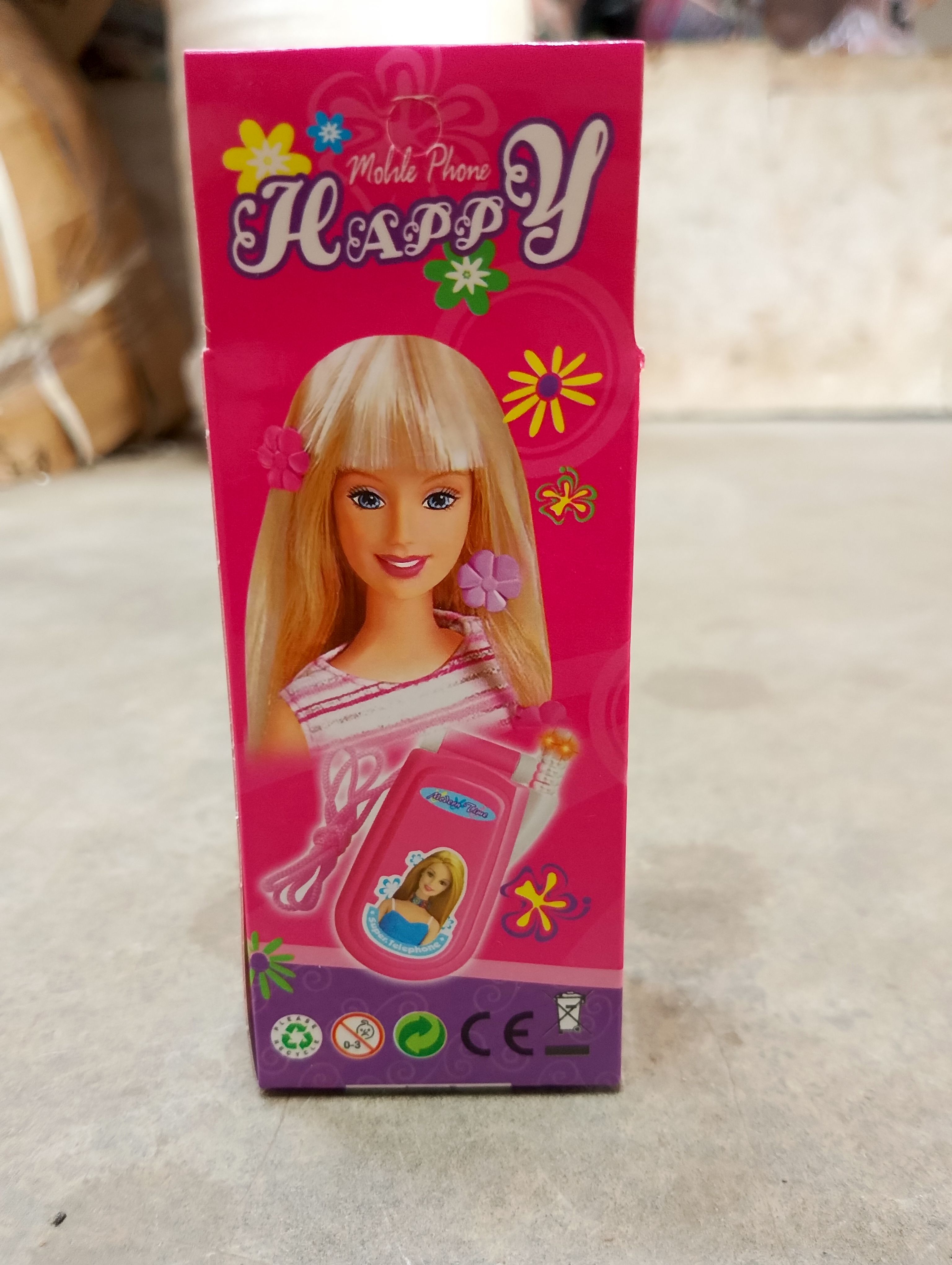 Toy Flip Phone for Kids – “Happy” Mobile Phone – Barbie Girl Edition
Delight your child with this colorful and fun "Happy" Toy Mobile Phone – a perfect pretend-play gadget for young kids! Bright pink