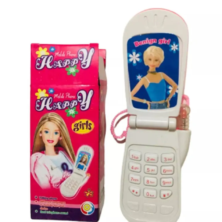 Toy Flip Phone for Kids – “Happy” Mobile Phone – Barbie Girl Edition
Delight your child with this colorful and fun "Happy" Toy Mobile Phone – a perfect pretend-play gadget for young kids! Bright pink