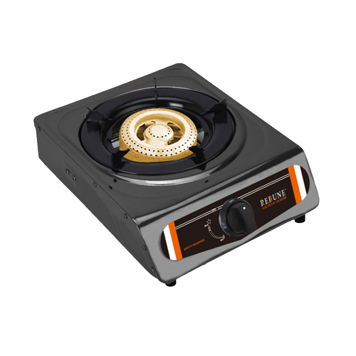 🔥 Efficient Cooking Made Easy: Rebune RE-4-041 High-Quality 1-Burner Gas Stove (Special Offer!) - Auto Ignition & Whirlwind Burner + 1-Year Warranty! 🍽️