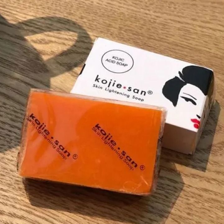 Kojie San Kojic Acid Skin Lightening Soap: Acne, scars, dark spots solution kojie san
