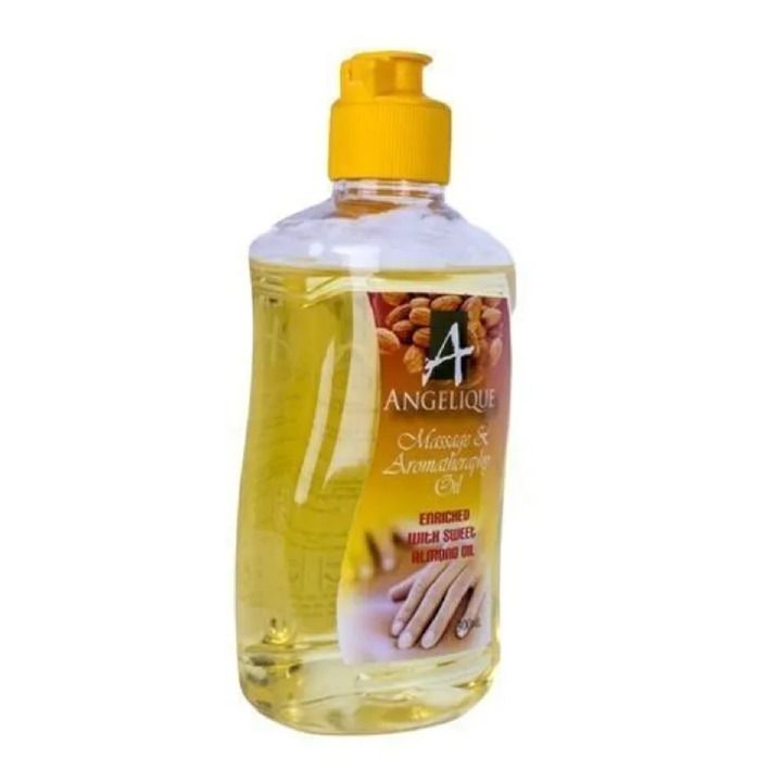 Angelique Sweet Almond massage Oil for therapeutic massaging- 300Ml angelique 300ml Almond Messaging