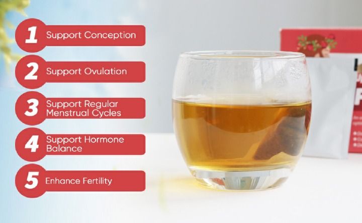 Wins Town Fertility Tea For Women, Promotes Ovulation, Supports Hormonal Balance and Pregnancy Preconception
