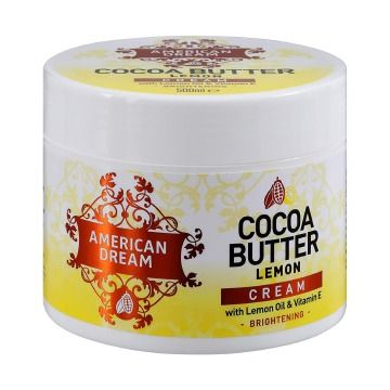 American Dream Cocoa Butter Lemon Brightening Cream With Lemon Oil & Vitamin E