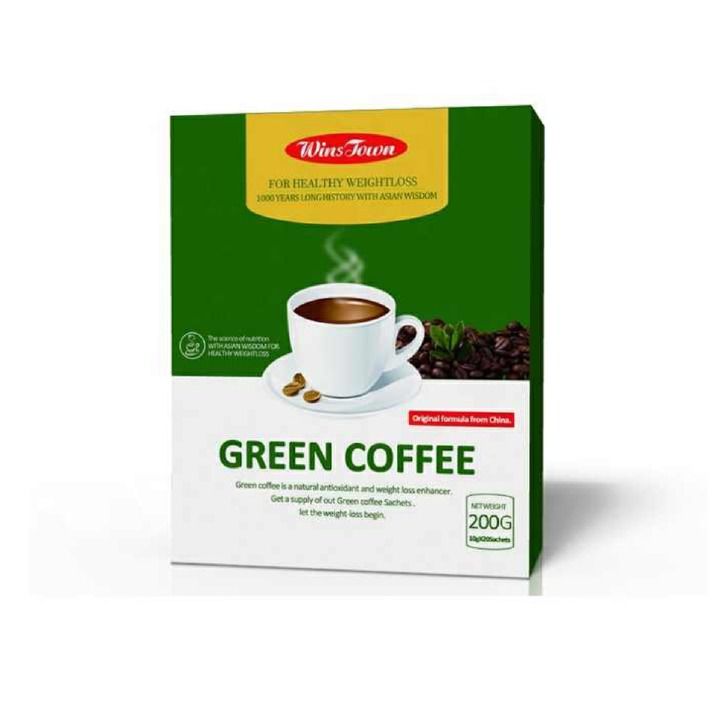 Wins Town Green Coffee Weight Loss Slimming Natural Instant Coffee