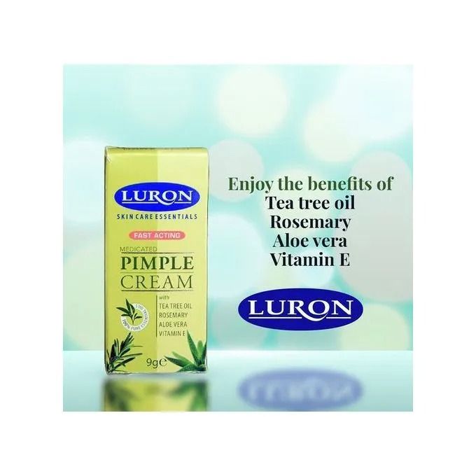 Luron Medicated Pimple Cream ( combat pimples, acne, blackheads and blemishes)