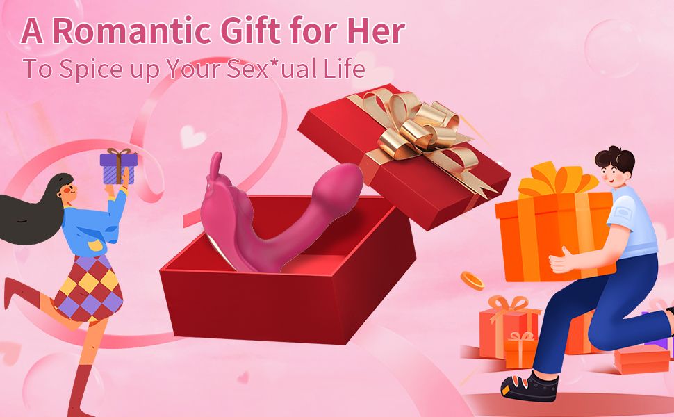Panty Butterfly G Spot & Clitoris Vibrator with 10 Vibrations & 10 Suctions, Wearable Vibrators Remote Control Stimulator Adult Suction Sex Toys for Women Pleasure view 7