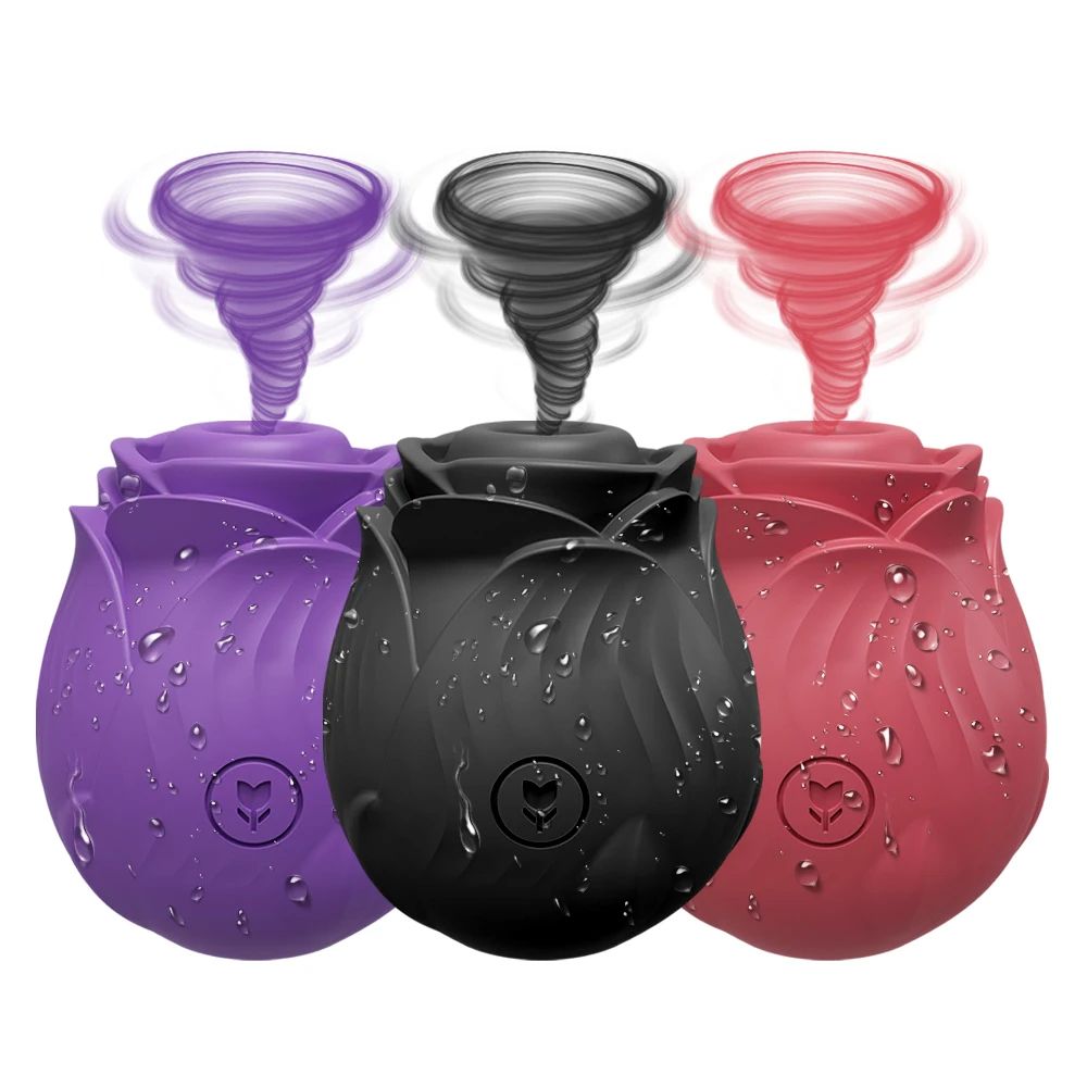 Rose Sex Toy Sucking Vibrator for Women Nipple Massager Clitoral Vacuum Stimulator Vibrating Female Licking Massage Masturbator Sex Toys for Adults gifts