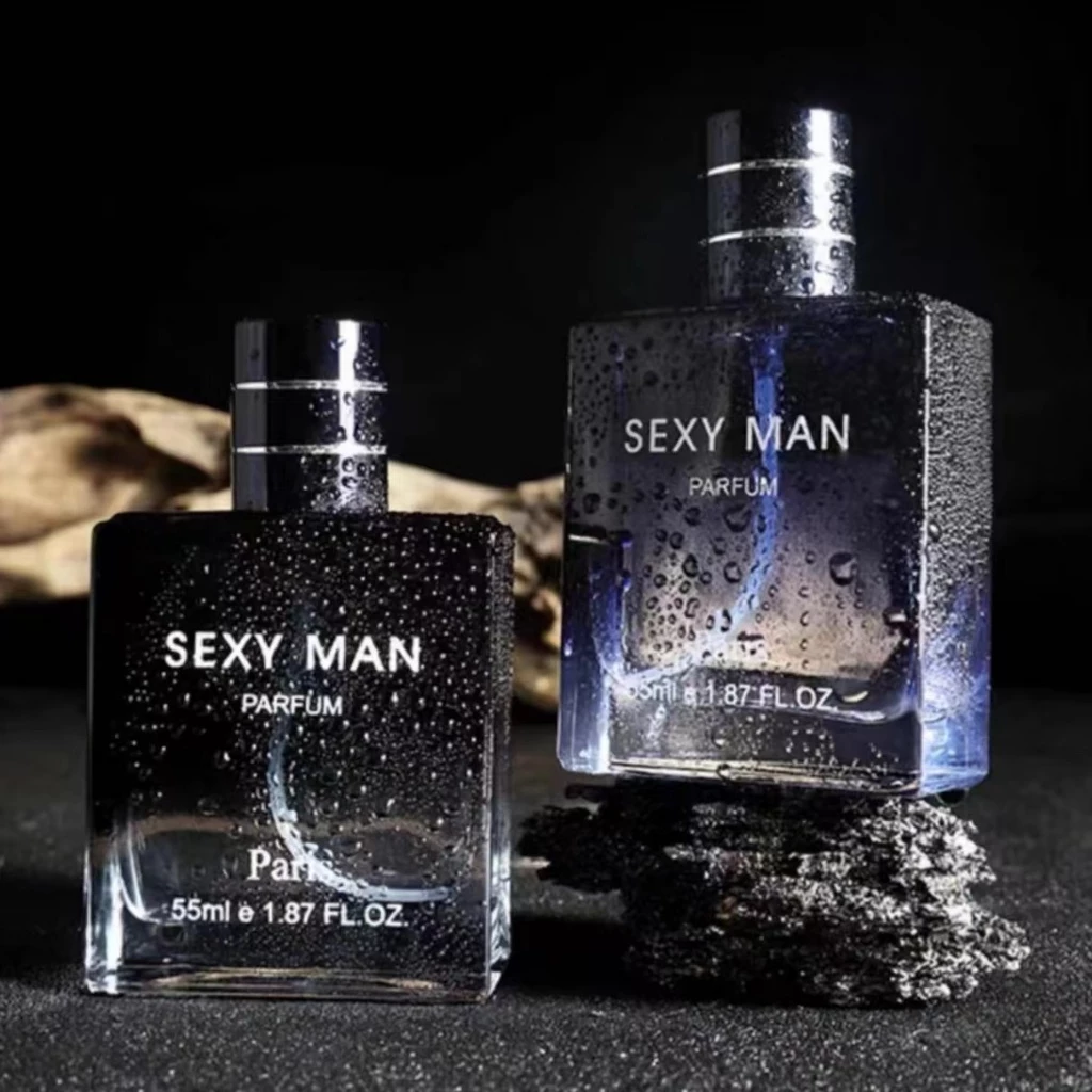 Sexy Men Perfume Original Pairs Oil Based Fragrance Long Lasting Perfume SM Sexy Man Perfume 55ml Men's Cologne Spray Natural Fresh For Birthday And New Year Gift Christmas Gifts