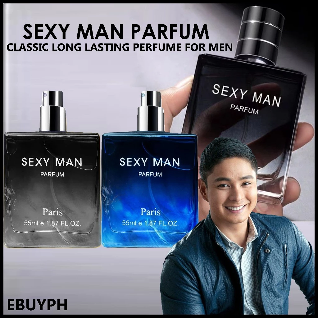 Sexy Men Perfume Original Pairs Oil Based Fragrance Long Lasting Perfume SM Sexy Man Perfume 55ml Men's Cologne Spray Natural Fresh For Birthday And New Year Gift Christmas Gifts