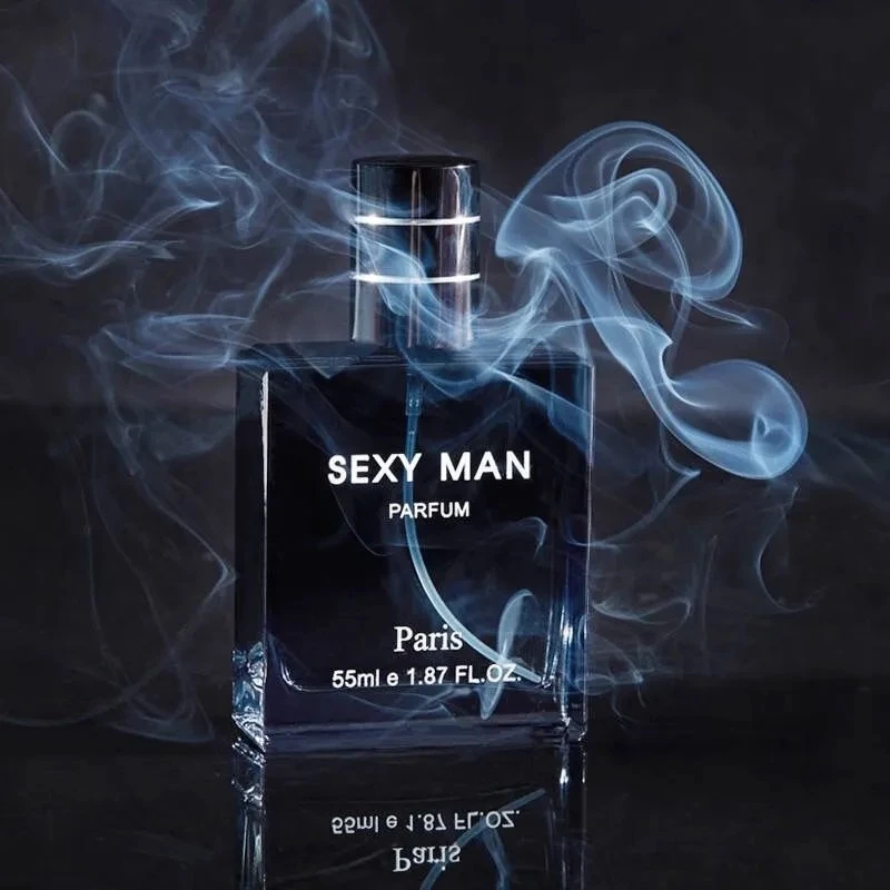 Sexy Men Perfume Original Pairs Oil Based Fragrance Long Lasting Perfume SM Sexy Man Perfume 55ml Men's Cologne Spray Natural Fresh For Birthday And New Year Gift Christmas Gifts