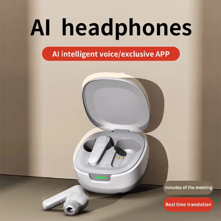 2025 A98 PRO Real Time AI Translator Earbuds Bluetooth 5.4 Languages Translation Headphones Intelligent Voice Translators for Outdoor Travel