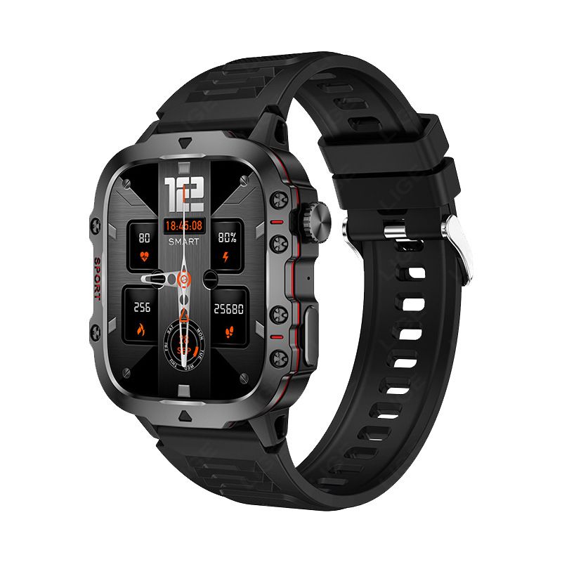 2025 New For Xiaomi Military Smart Watch Men IP68 5ATM Outdoor Sports Fitness Tracker Health Monitor 1.96" BT Call Smartwatch