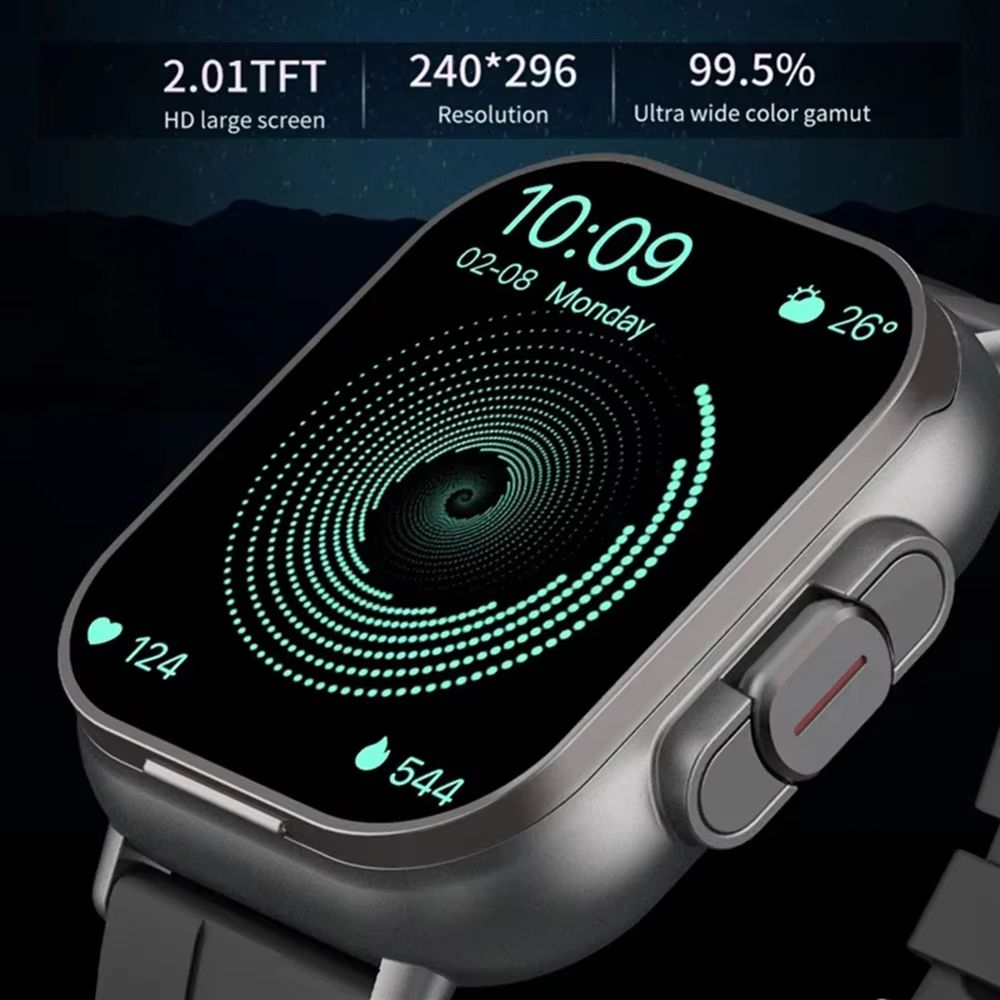 2025 CLAMADO TWS 2 In 1 Smart Sports Watch Wireless Bluetooth Headset Calling Health Monitor Fitness Record Watches With Headset
