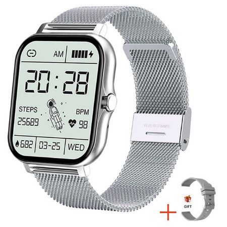 2025 CLAMADO Sport Smart Watch Fitness Clock Health Monitor Waterproof Smartwatch Bluetooth Call Watches for Men Women IOS Xiaomi Huawei
