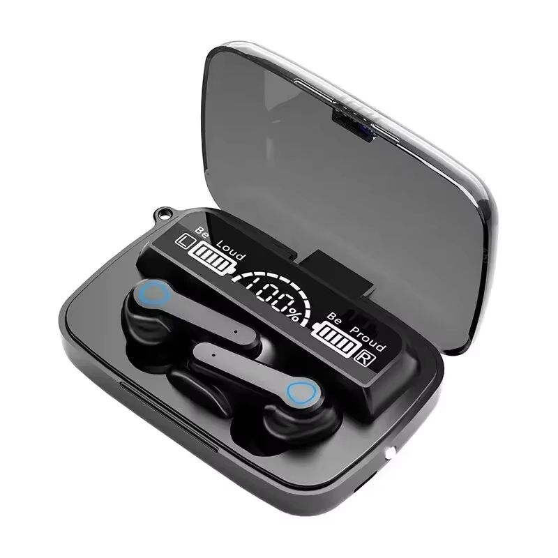 Smart Headphones M19 Bluetooth Headset Wireless Tws Gaming Support Noise-cancelling Touch In-ear Mini Emergency Power Bank Headset
