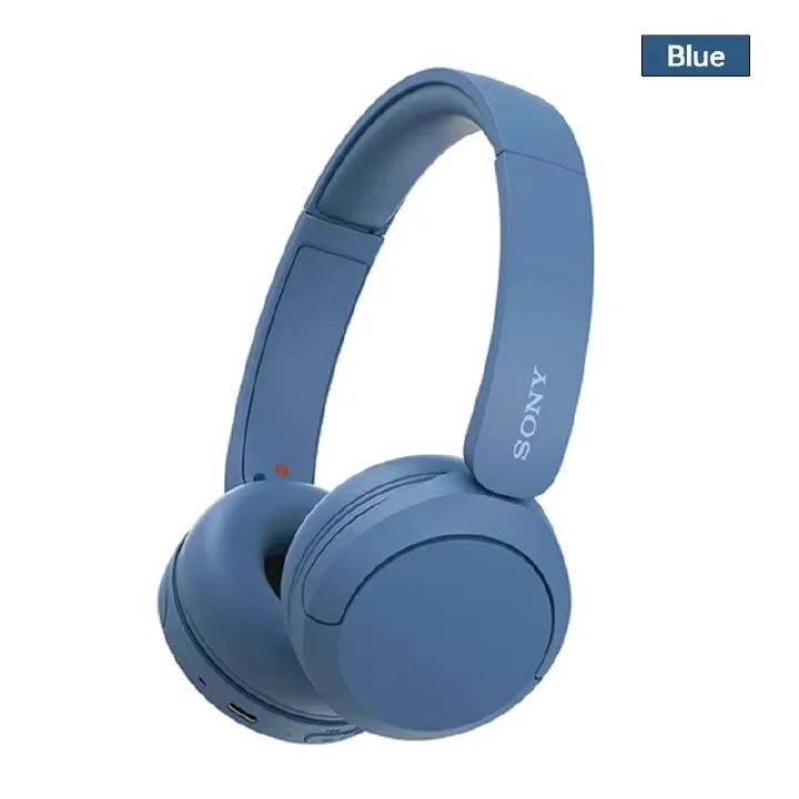 Original Sony WH-CH520 Bluetooth Earphone Wireless Headphones Noise Cancelling Over-ear Headset Hi-Res Wireless 30hrs Playback