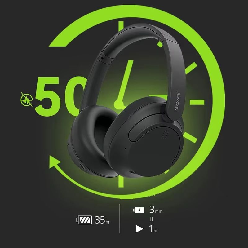 Original Sony WH-CH720N Bluetooth Earphone Wireless Headphones Noise Cancelling Over-ear Headset Hi-Res Wireless 30hrs Playback