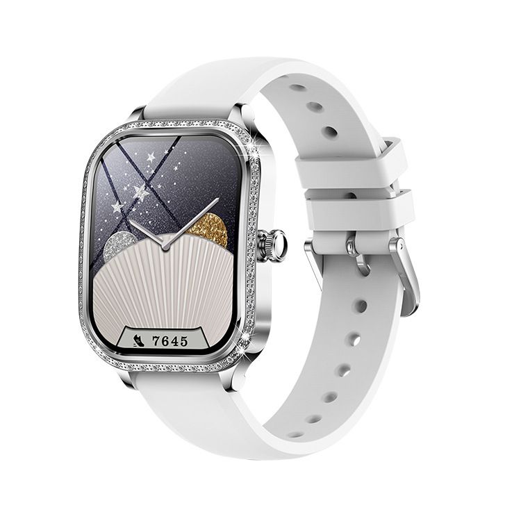 New Smart Watch For Women Bluetooth Call Heart Rate Waterproof Sports Fitness Tracker Clock Lady Watches IOS