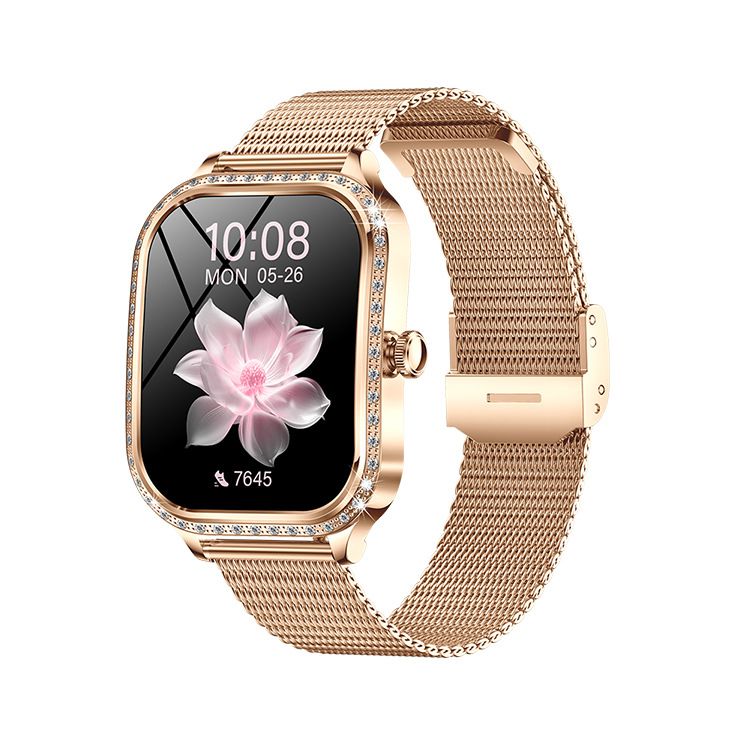 New Smart Watch For Women Bluetooth Call Heart Rate Waterproof Sports Fitness Tracker Clock Lady Watches IOS