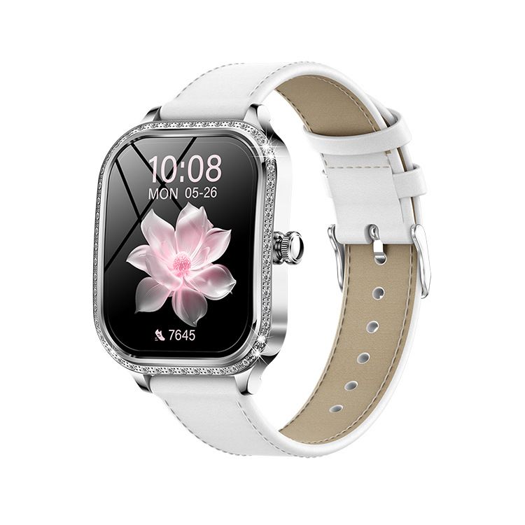 New Smart Watch For Women Bluetooth Call Heart Rate Waterproof Sports Fitness Tracker Clock Lady Watches IOS