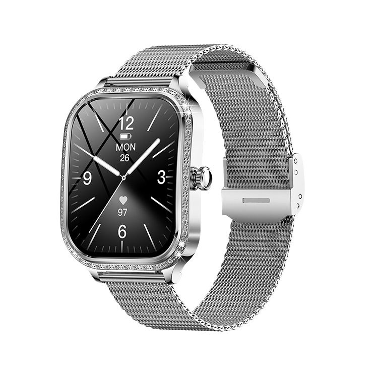 New Smart Watch For Women Bluetooth Call Heart Rate Waterproof Sports Fitness Tracker Clock Lady Watches IOS