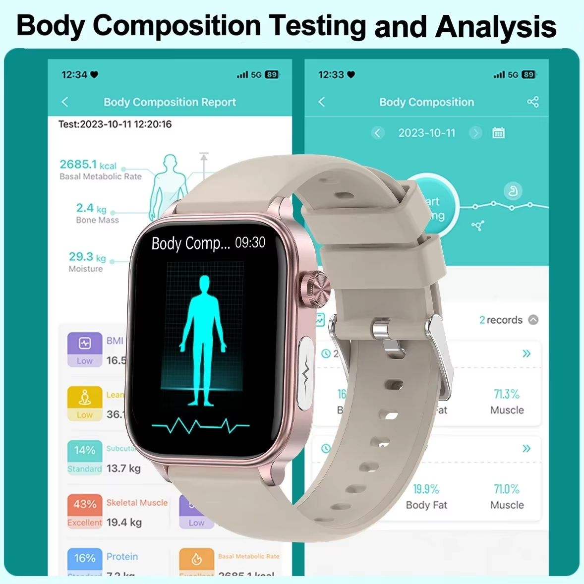 2025 New ECG+PPG Medical Grade Smart Watch Men Blood Glucose Blood Lipid Uric Acid Monitoring Bluetooth Call Health Smartwatches