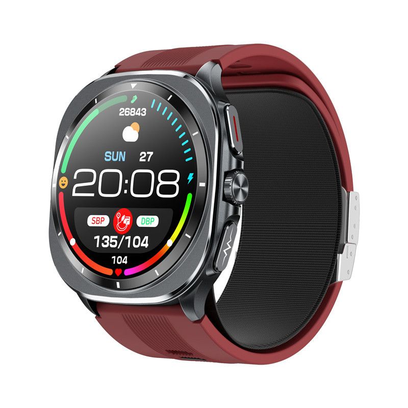 2025 New Air Pump Smart Watch Airbag Precision Measure Blood Sugar Sphygmomanometer Heart Rate ECG Uric Acid For Huawei Xiaomi
