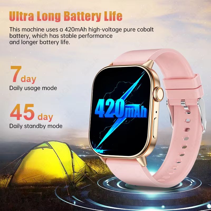 GPS Smartwatch Men Women Bluetooth Call Health Monitoring Compass Outdoor Sports Fashion Smart Watch Suitable For Huawei Xiaomi
