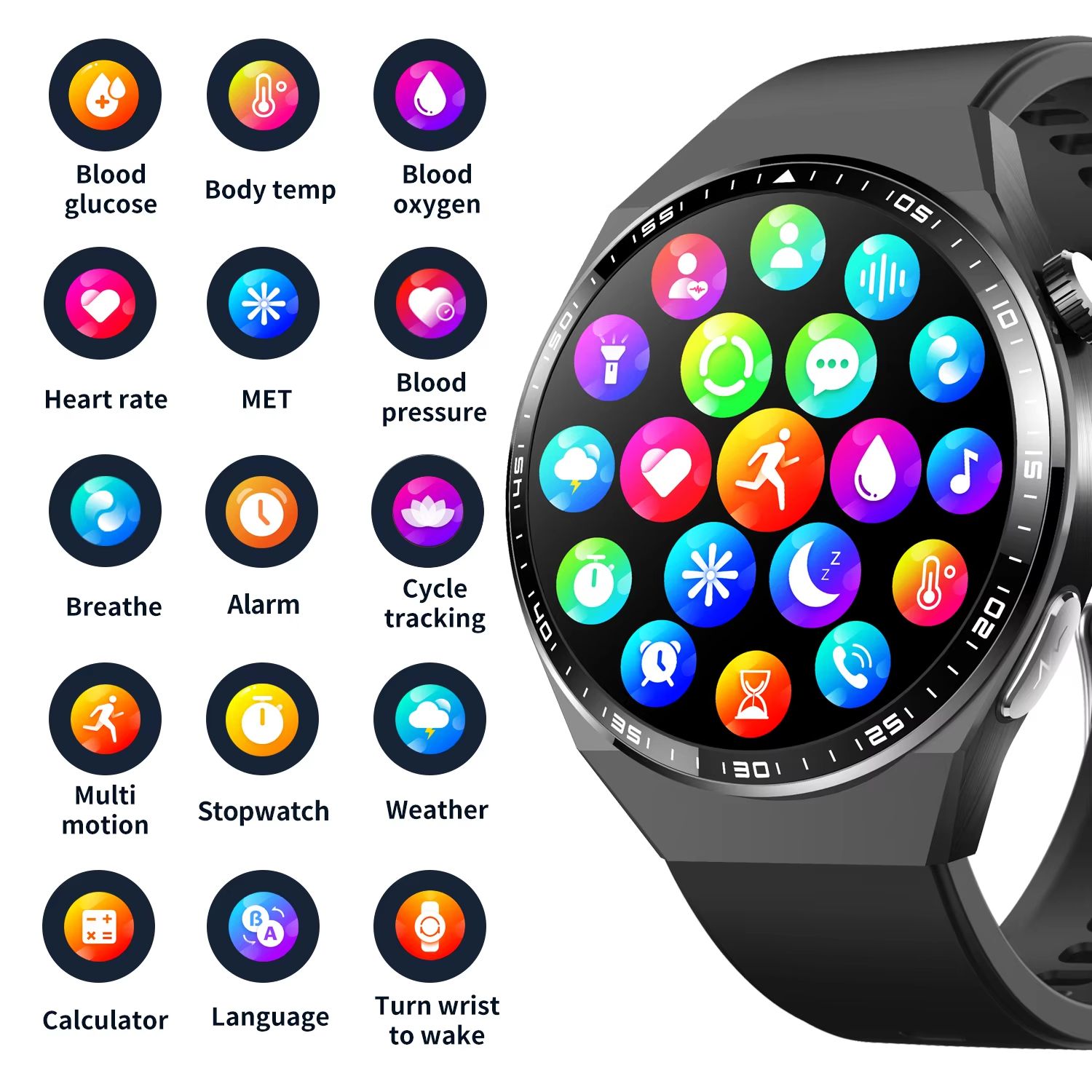 Bluetooth Call ECG Blood Glucose Oxygen Male Female Fitness Tracker Health Smartwatch Support Android Apple Smart Watch 2025 F800 Bluetooth call smart watch non-invasive blood sugar monitoring ECG SOS