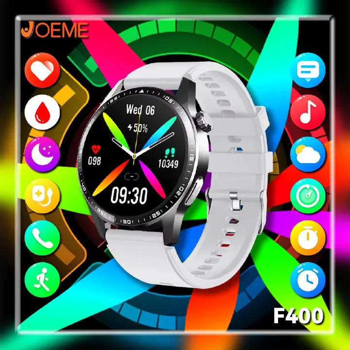 CLAMADO 2025 Hot Sell ECG Blood Sugar Glucose Smartwatch With 1.55 Inch HD Screen Bluetooth Call Smart Watch F400 For Android IOS
