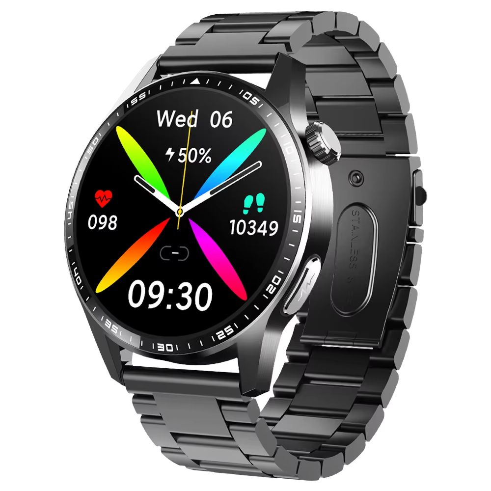 CLAMADO 2025 Hot Sell ECG Blood Sugar Glucose Smartwatch With 1.55 Inch HD Screen Bluetooth Call Smart Watch F400 For Android IOS