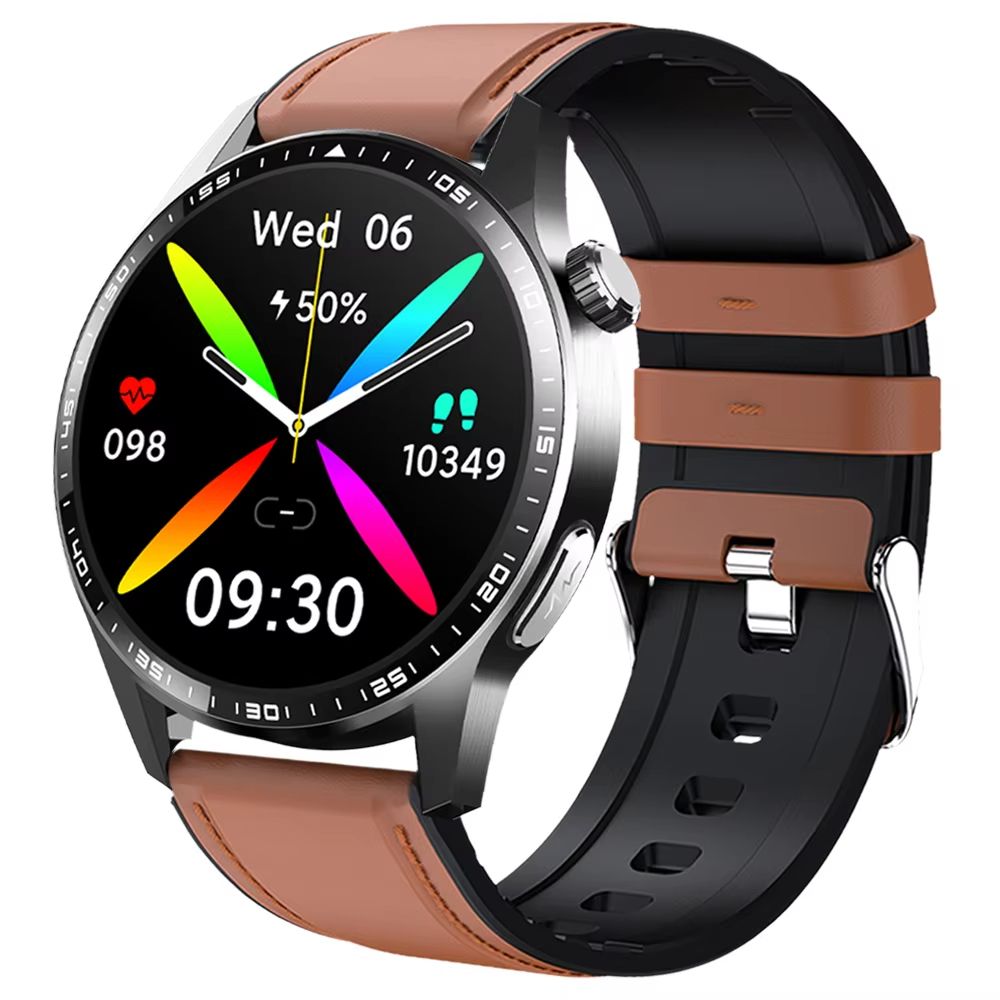 CLAMADO 2025 Hot Sell ECG Blood Sugar Glucose Smartwatch With 1.55 Inch HD Screen Bluetooth Call Smart Watch F400 For Android IOS