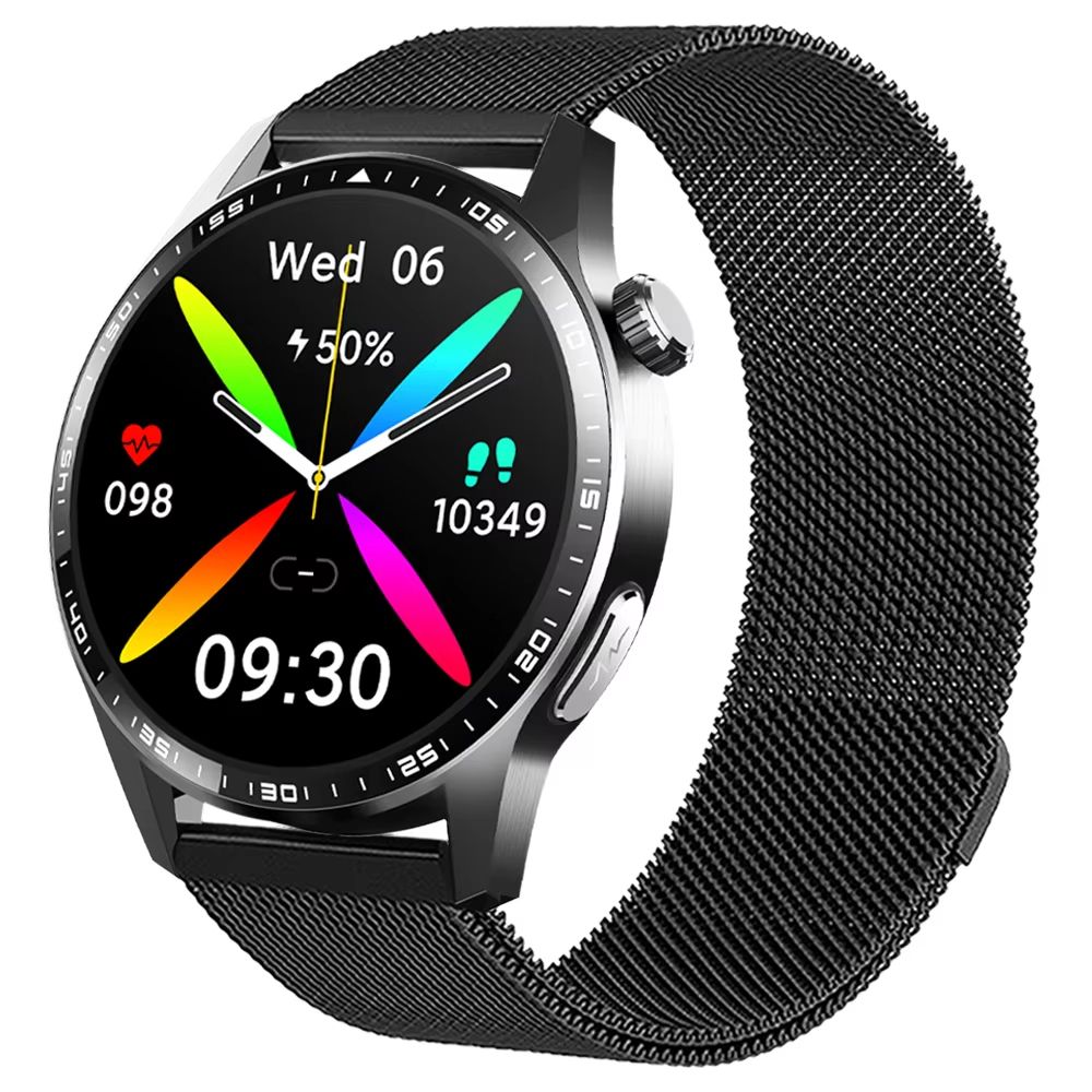 CLAMADO 2025 Hot Sell ECG Blood Sugar Glucose Smartwatch With 1.55 Inch HD Screen Bluetooth Call Smart Watch F400 For Android IOS