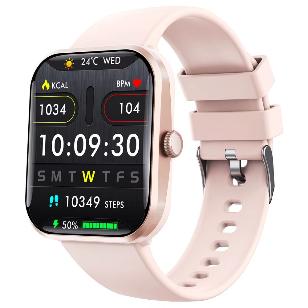 CLAMADO 2025 New Men Women Bluetooth Call Smart Watches 24 Hrs Blood Oxygen Health Monitoring F96 Sport Smartwatch Dropshipping