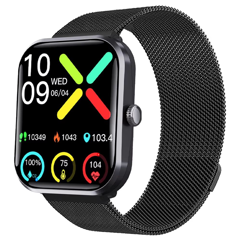 CLAMADO 2025 New Men Women Bluetooth Call Smart Watches 24 Hrs Blood Oxygen Health Monitoring F96 Sport Smartwatch Dropshipping