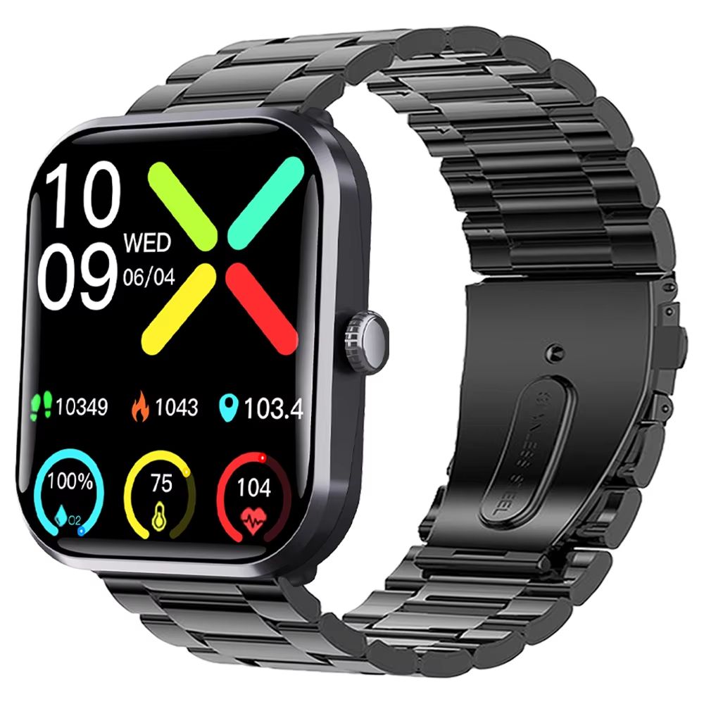 CLAMADO 2025 New Men Women Bluetooth Call Smart Watches 24 Hrs Blood Oxygen Health Monitoring F96 Sport Smartwatch Dropshipping