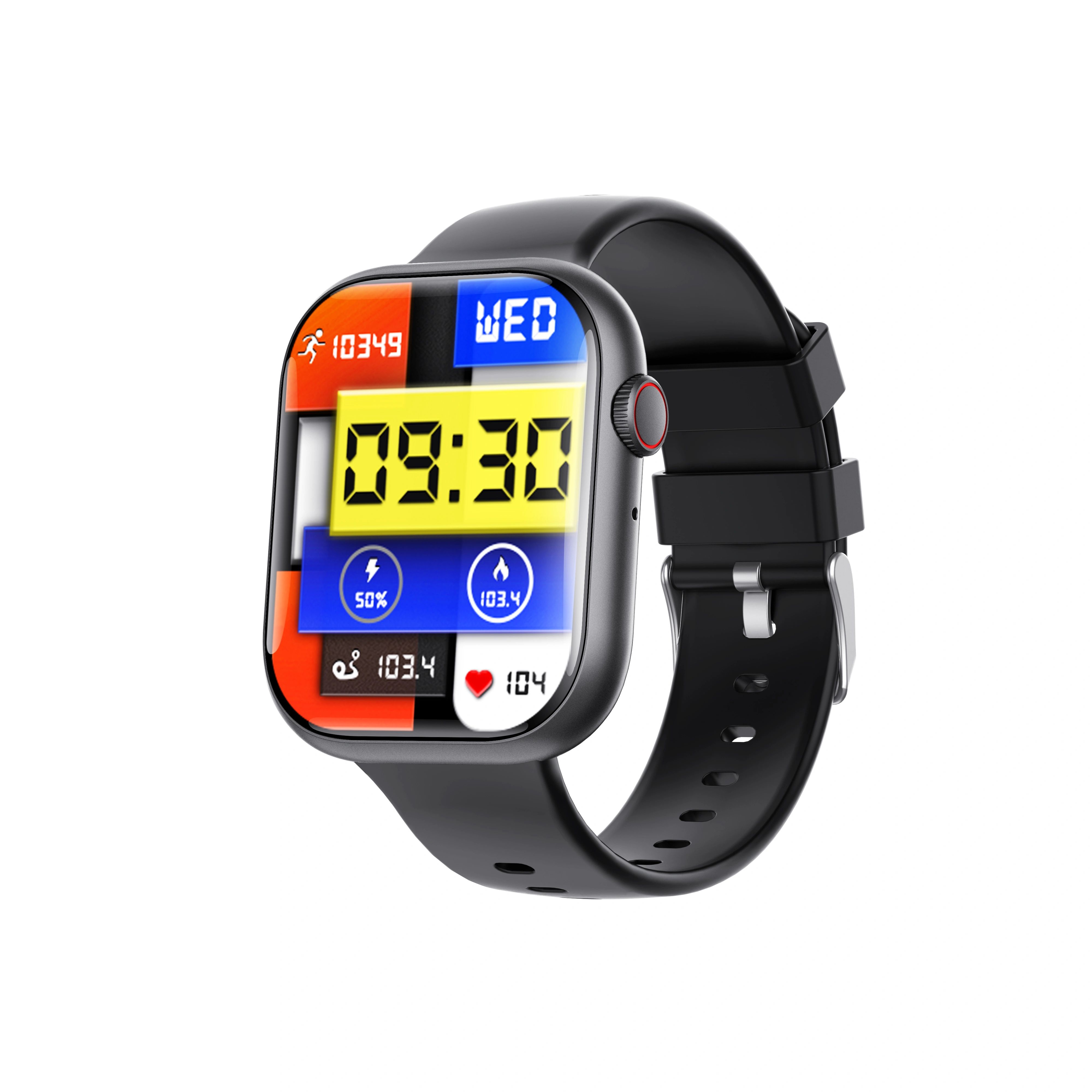 Bluetooth Talking Watch Detecting Blood Sugar Blood Pressure Heart Rate Multi-function SOS Alarm Exercise Pedometer Smart Watch
