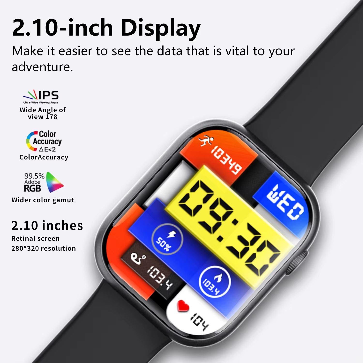Bluetooth Talking Watch Detecting Blood Sugar Blood Pressure Heart Rate Multi-function SOS Alarm Exercise Pedometer Smart Watch